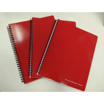 Größe 200 * 250mm Double Spiral Notebook Hardcover Tagebuch Notebook für Werbegeschenk